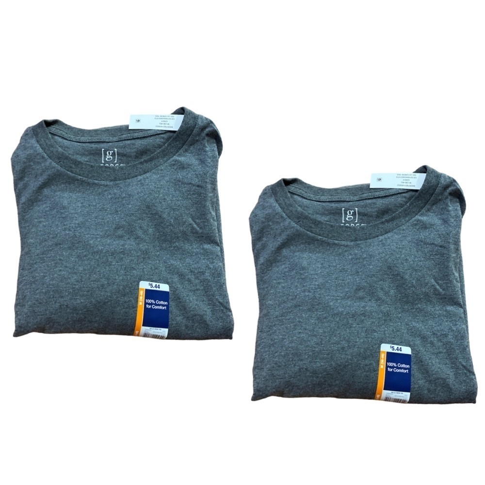 ✨NEW✨ Lot of two Men's Long Sleeve Crew T-shirt Size medium (38-40) - Picture 3 of 7